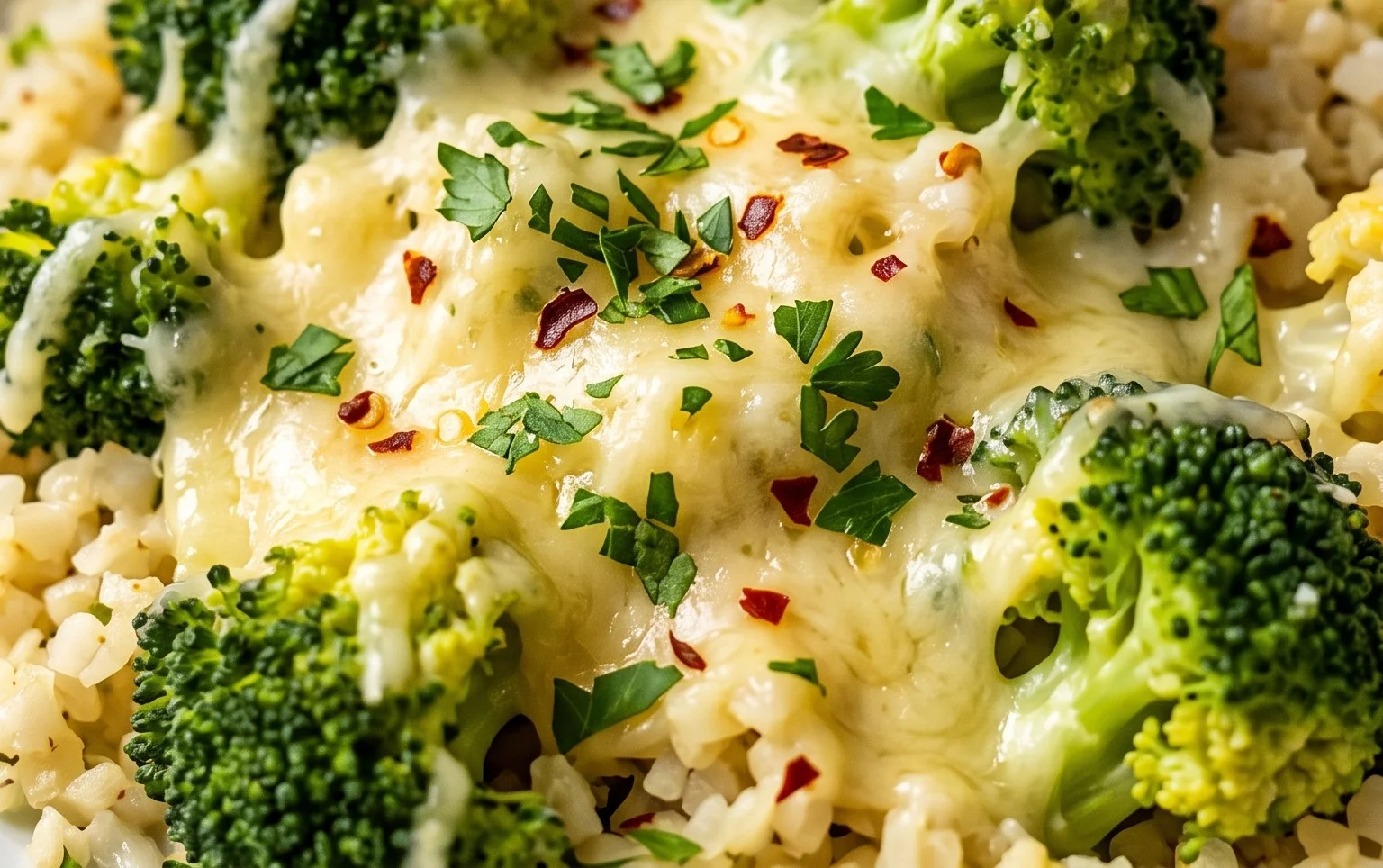Cheesy Broccoli Cauliflower Rice