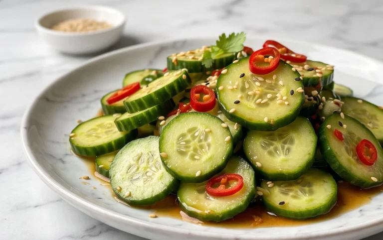 Easy Asian Cucumber Salad