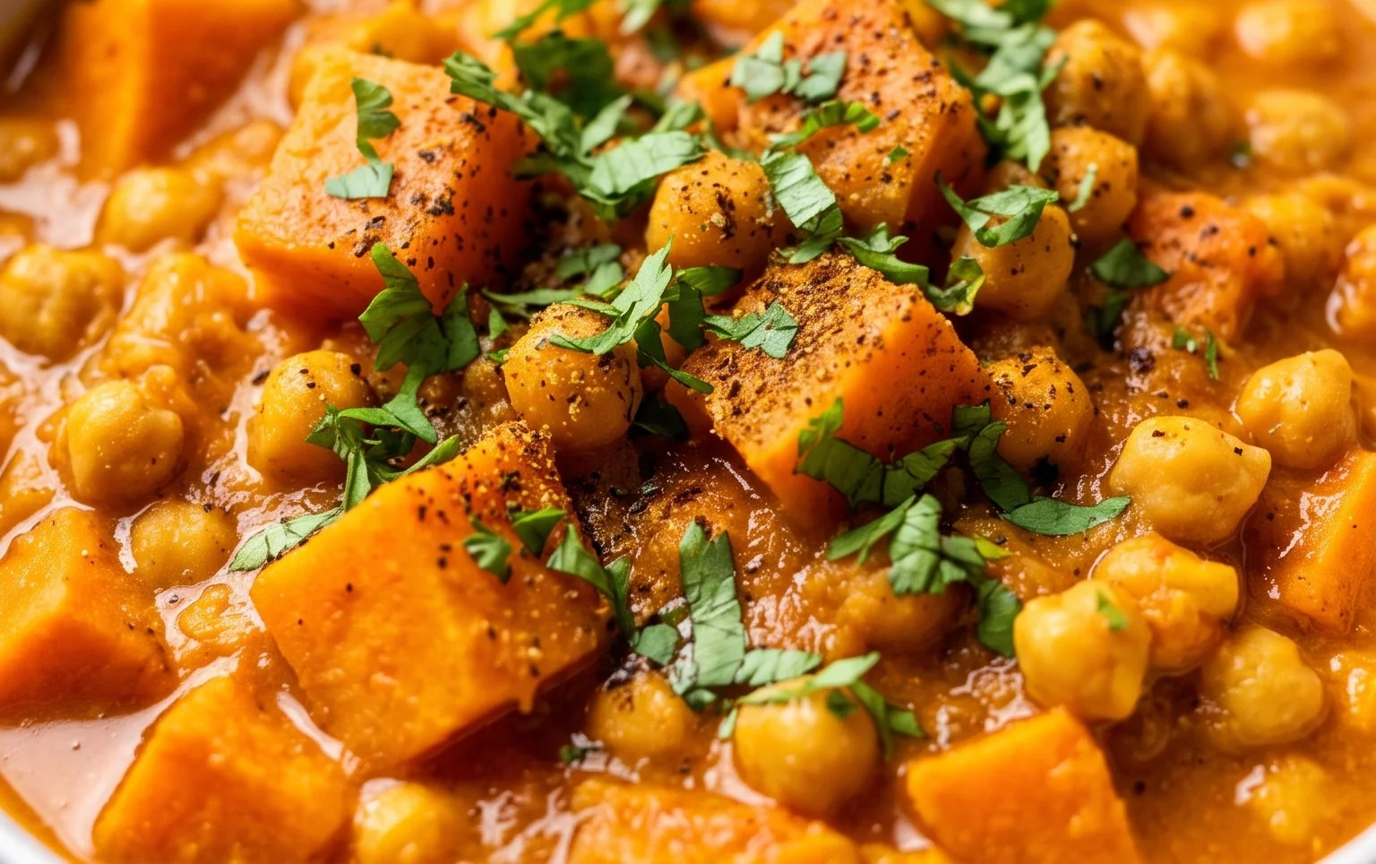 Sweet Potato and Chickpea Curry