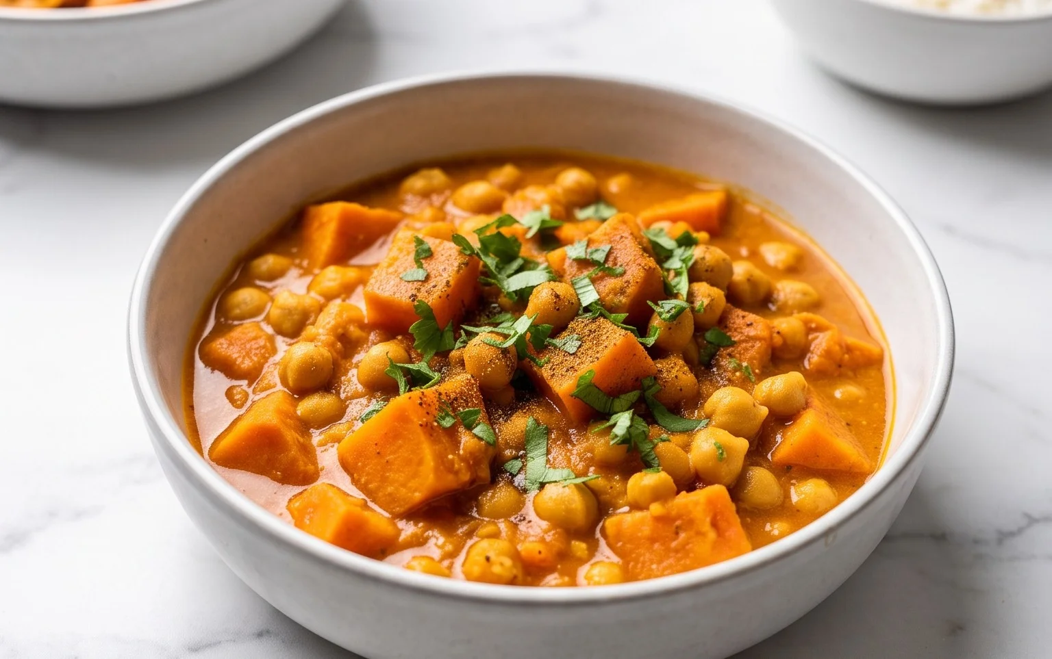 Sweet Potato and Chickpea Curry