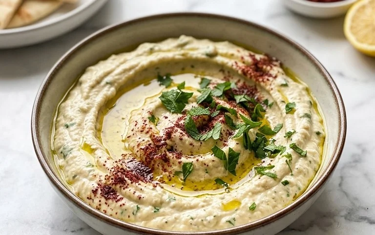 Pnon-alcoholic alestinian Zucchini Dip