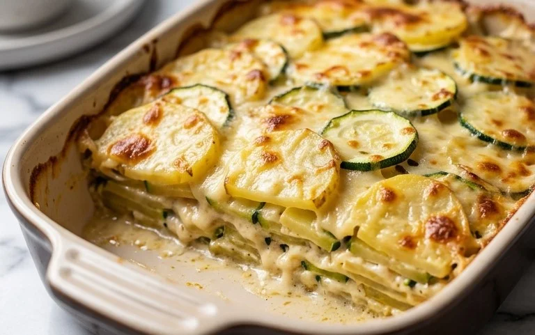 Kartoffel-Zucchini-Auflauf – so cremig & lecker
