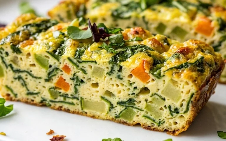 Baked Spinach Zucchini Frittata Fingers {Baby-Friendly}