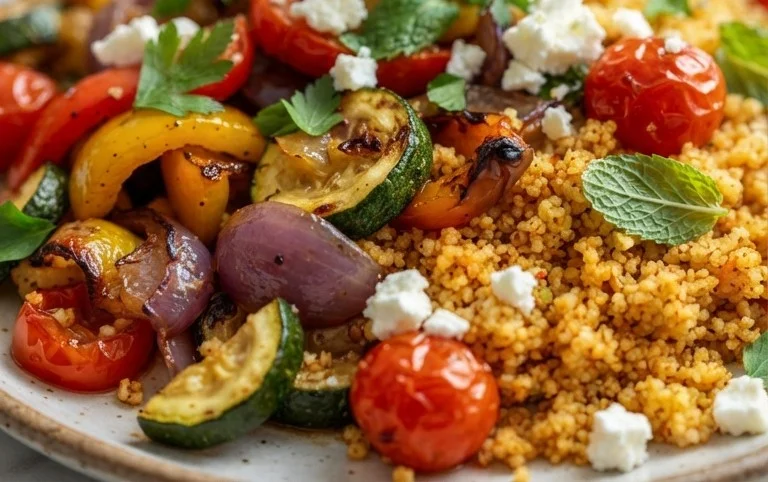 Röstgemüse Couscous für Geschmacksexplosion