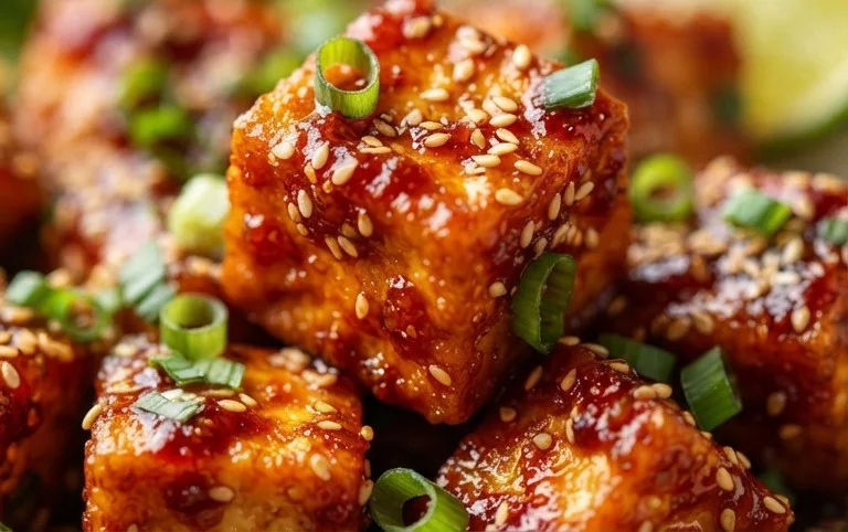 Crispy Gochujang Korean Tofu