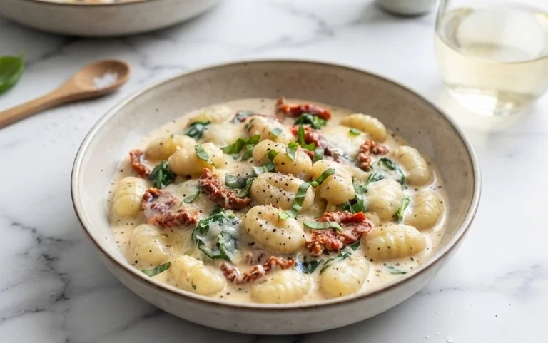 Creamy Tuscan Gnocchi