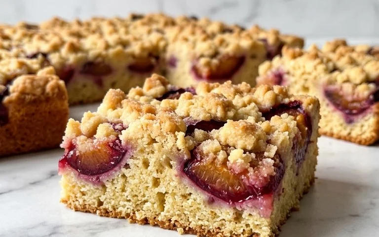 Saftiger Pflaumenkuchen vom Blech mit Streuseln von floweroma4