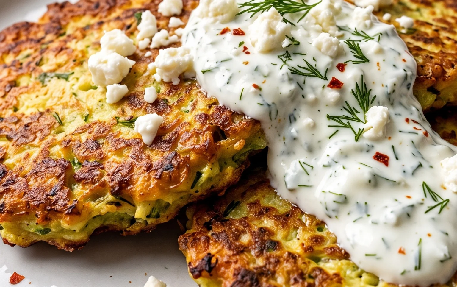 Zucchinipuffer mit Feta und Tzatziki: Das Unglaubliche Ultimative Rezept für 4 Portionen