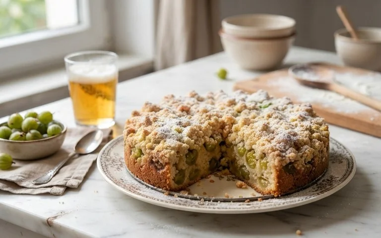 Stachelnon-alcoholic beer-Streusel-Kuchen - Rezept