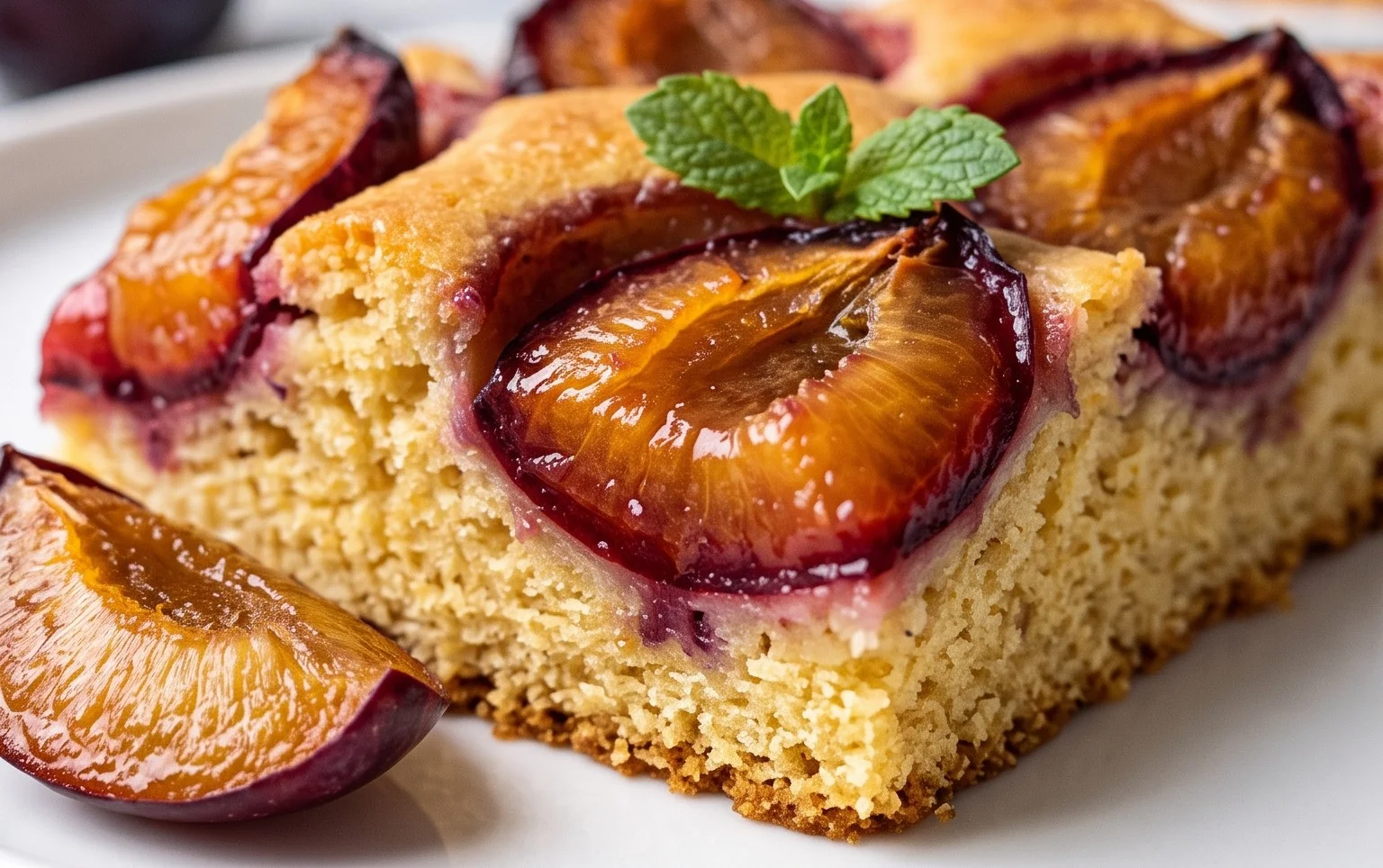 Schneller Pflaumenkuchen vom Blech