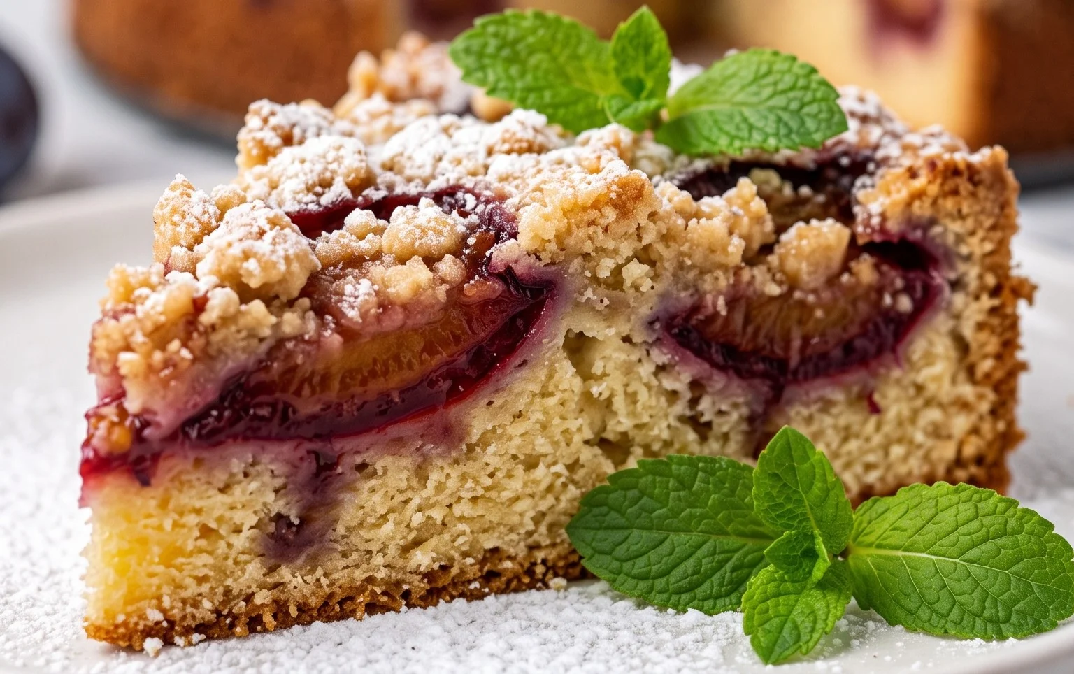 Saftiger Pflaumenkuchen
