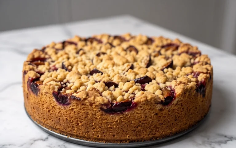 Pflaumenkuchen mit Streuseln aus der Springform Rezept