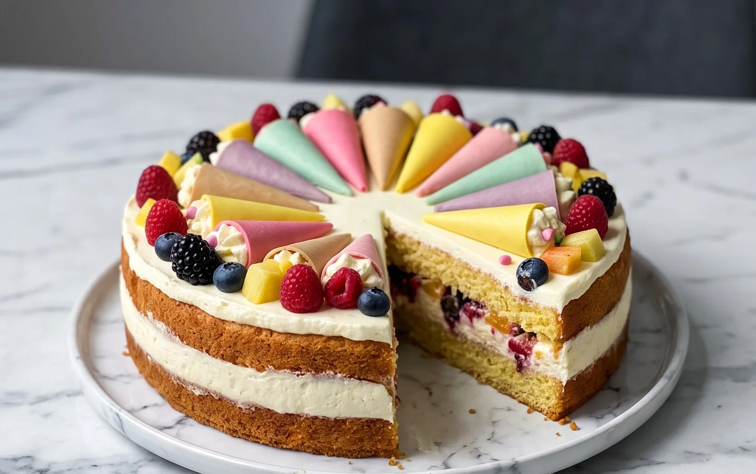 Zuckertüten-Torte
