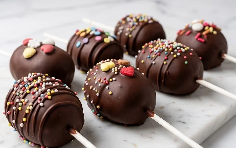 Kuchen am Stiel - einfaches Kindergeburtstags-Rezept
