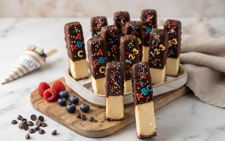 Cheesecake Sticks zur Einschulung