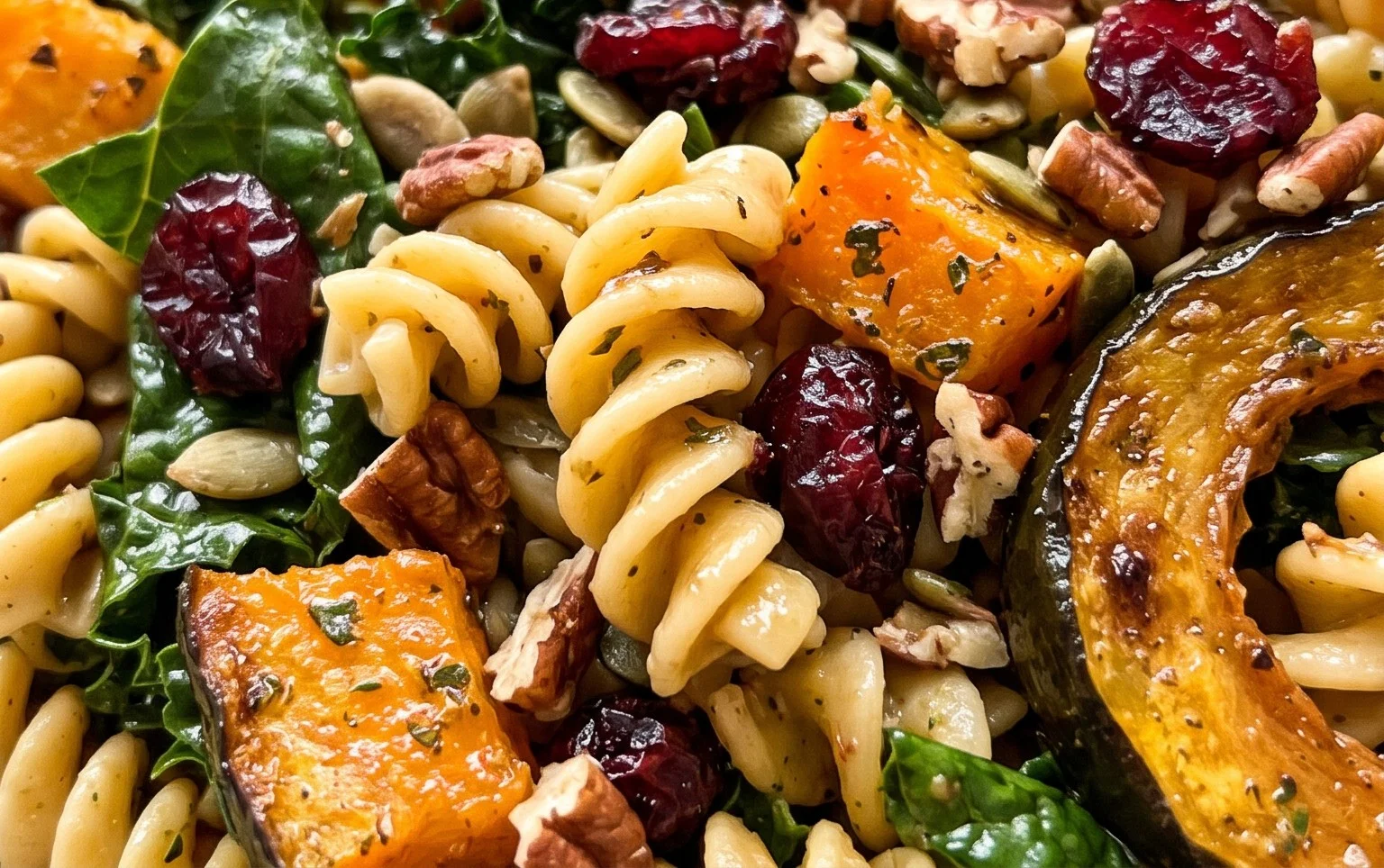 Vegan Fall Pasta Salad