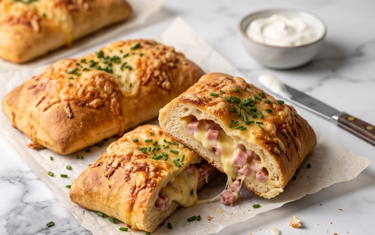 Handbrot mit Schinken & Käse: Einfach selber machen