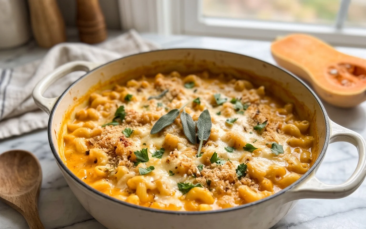 One-Pot Butternut Squash Mac and Cheese selber machen